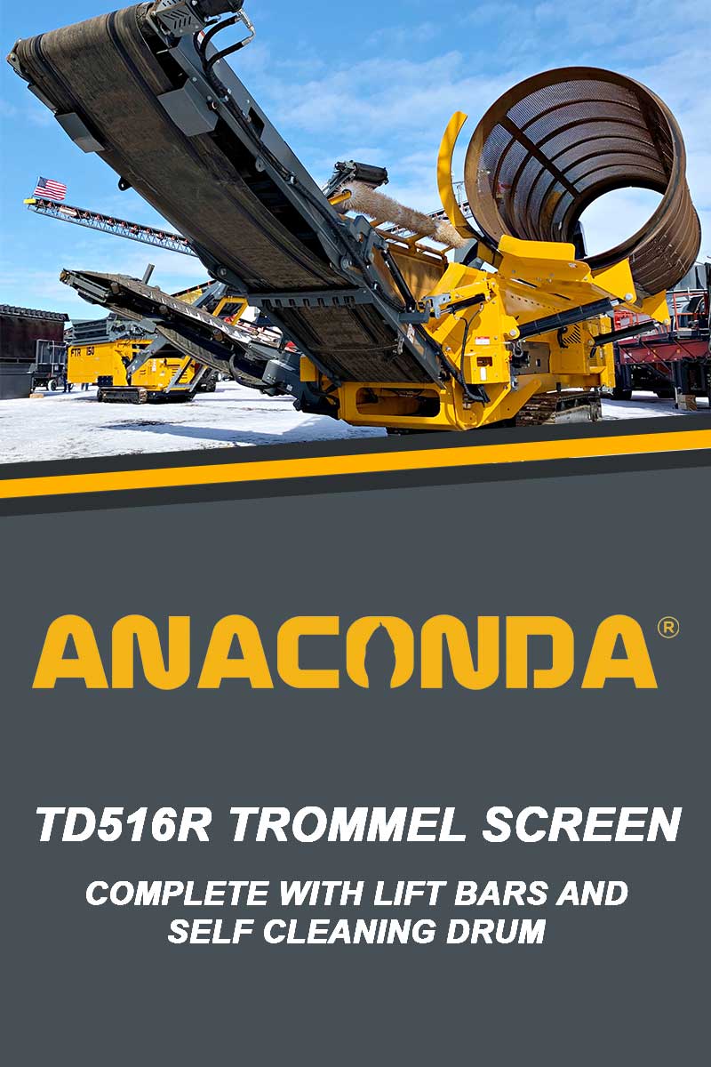 TD516R Trommel Screen by Anaconda for Mobile