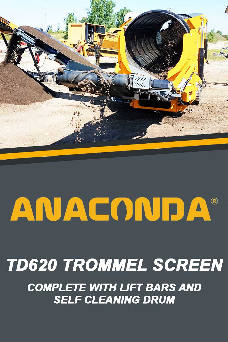TD620 Trommel Screen by Anaconda for Mobile
