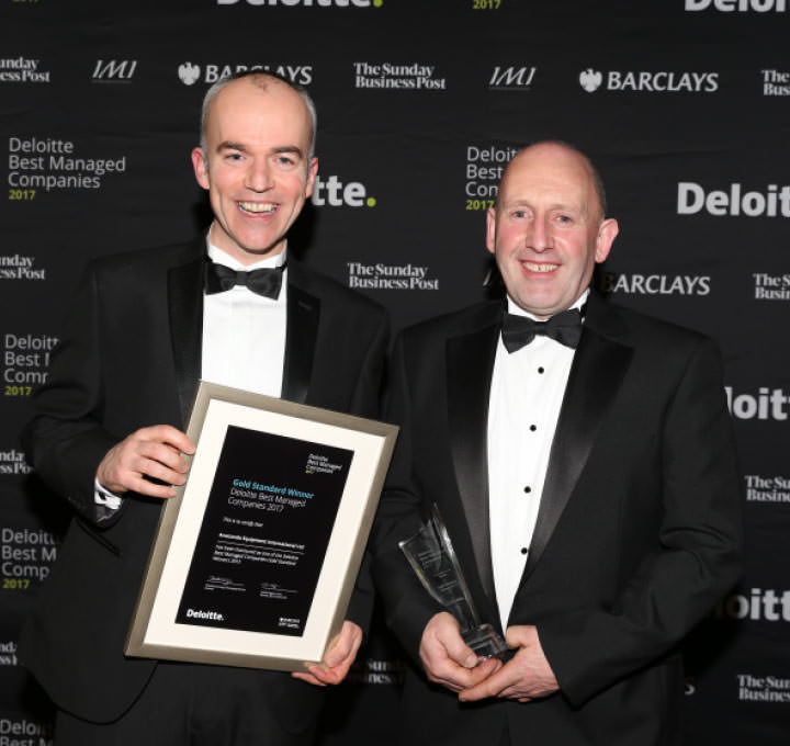 Anaconda Equipment win the Deloitte Best Managed Company Award 