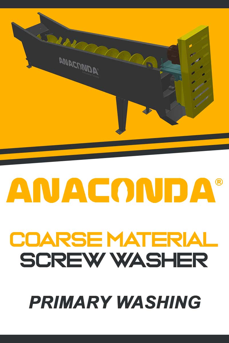 Coarse Material Screw Washer offered by Anaconda Equipment