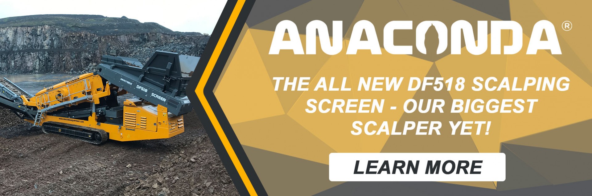 The new Anaconda DF518 Scalping Screen
