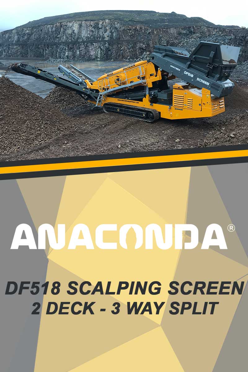 The DF518 Scalping Screen by Anaconda Equipment