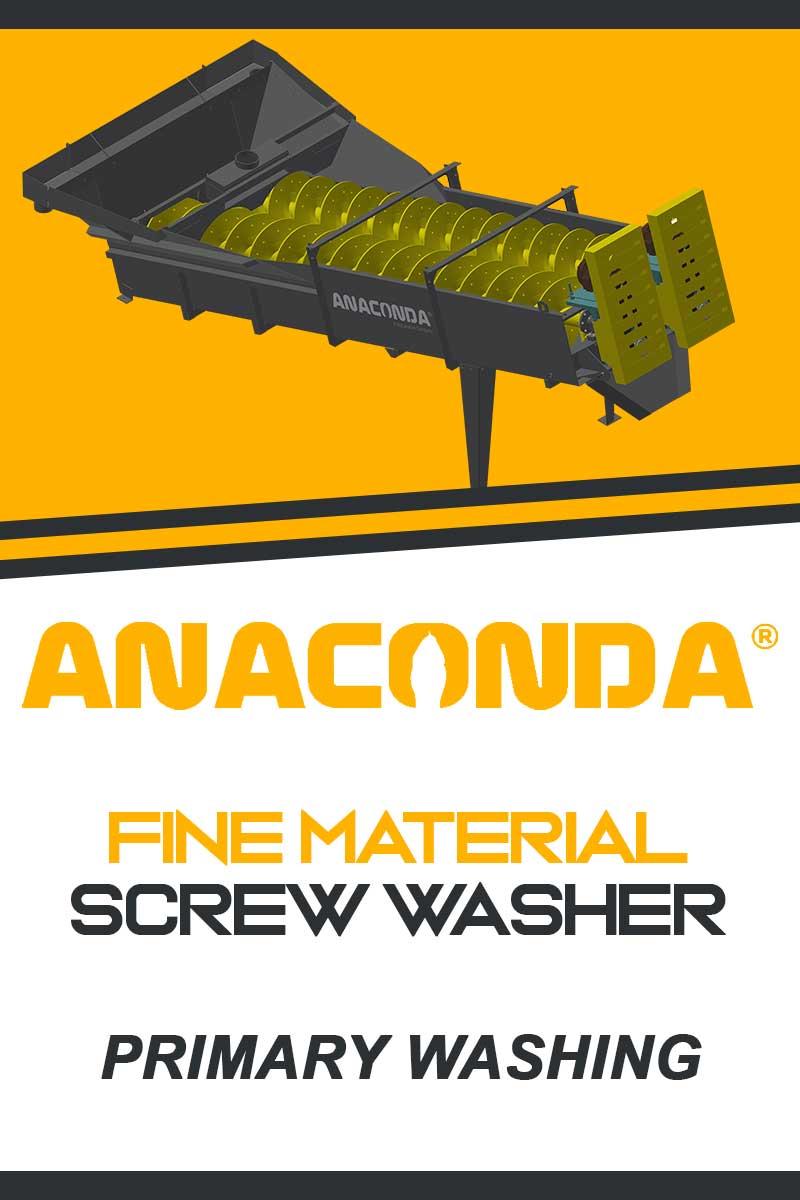 Fine Material Screw Washer Offered by Anaconda Equipment