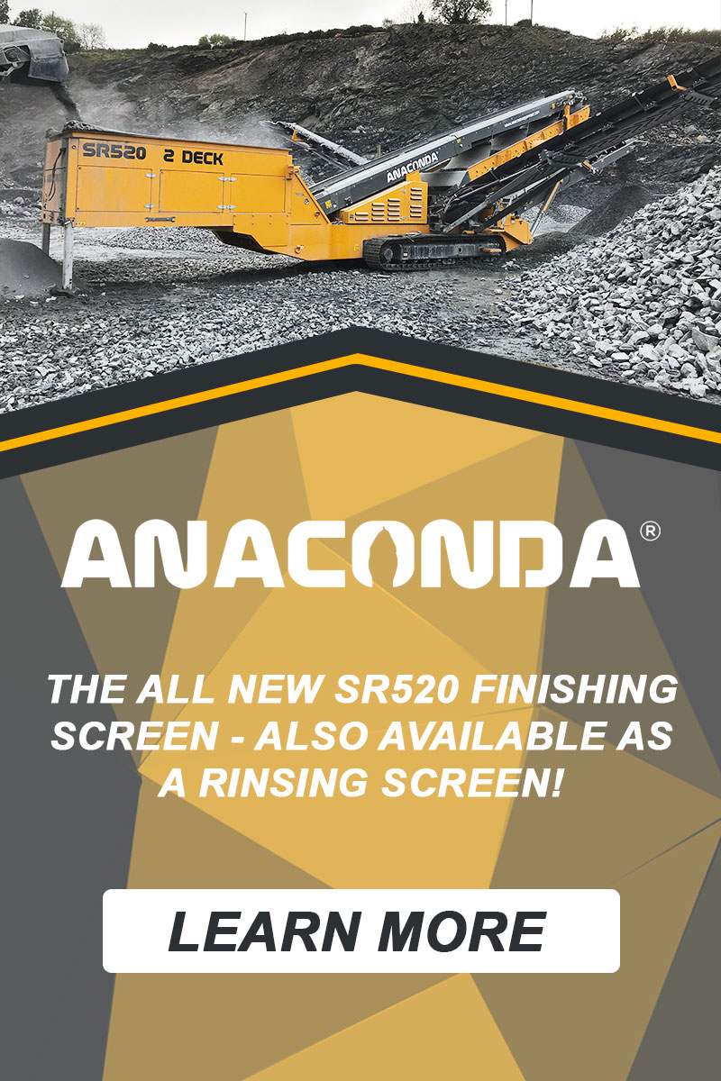 Anaconda Equipment introduce the SR520 Finishing Screen