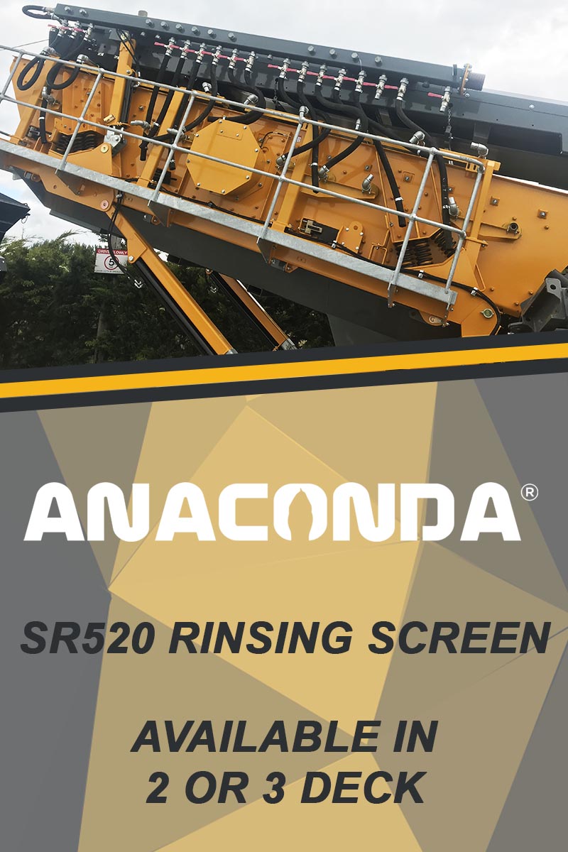 Anaconda SR520 Rinsing Screen Banner Mobile