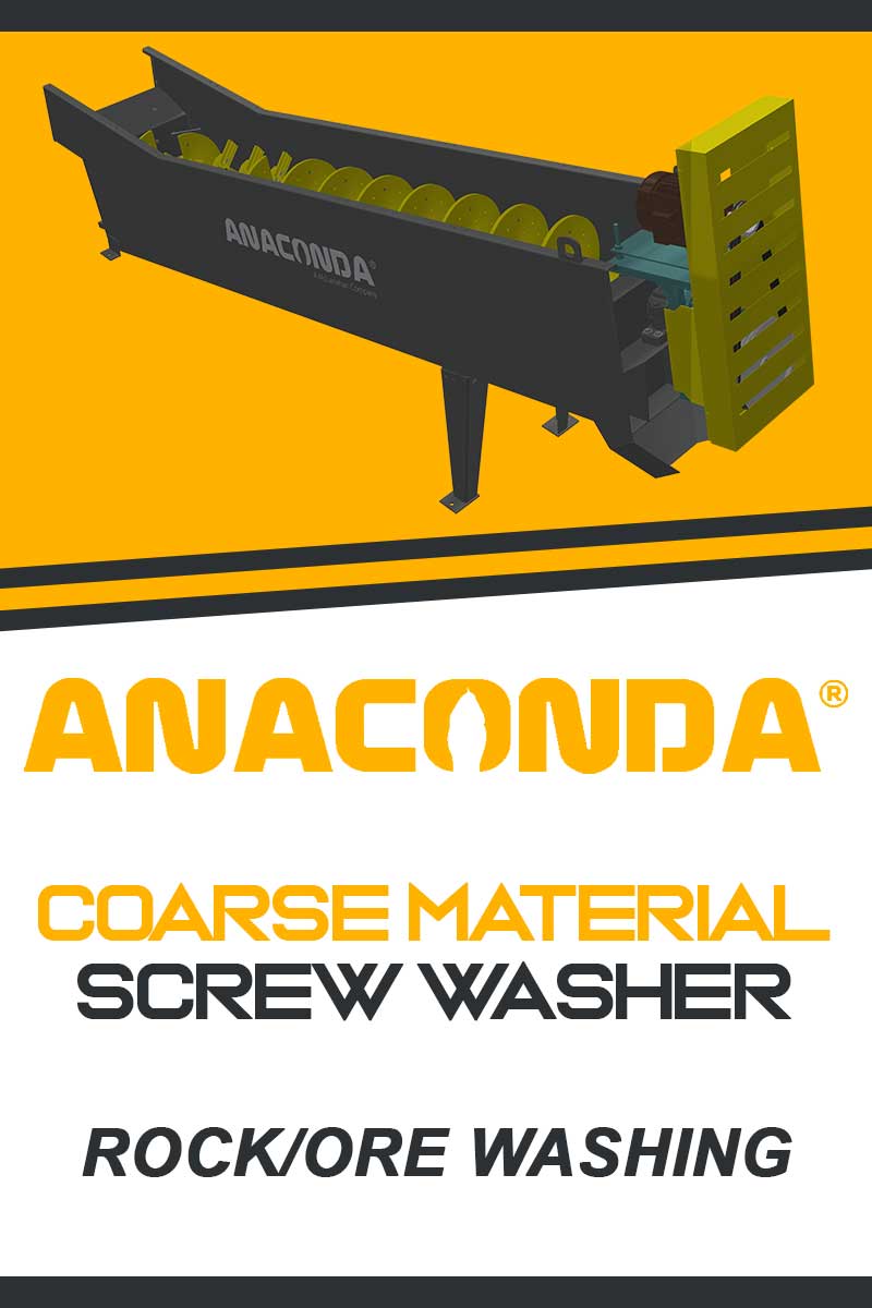 Coarse Material Screw Washer from Anaconda