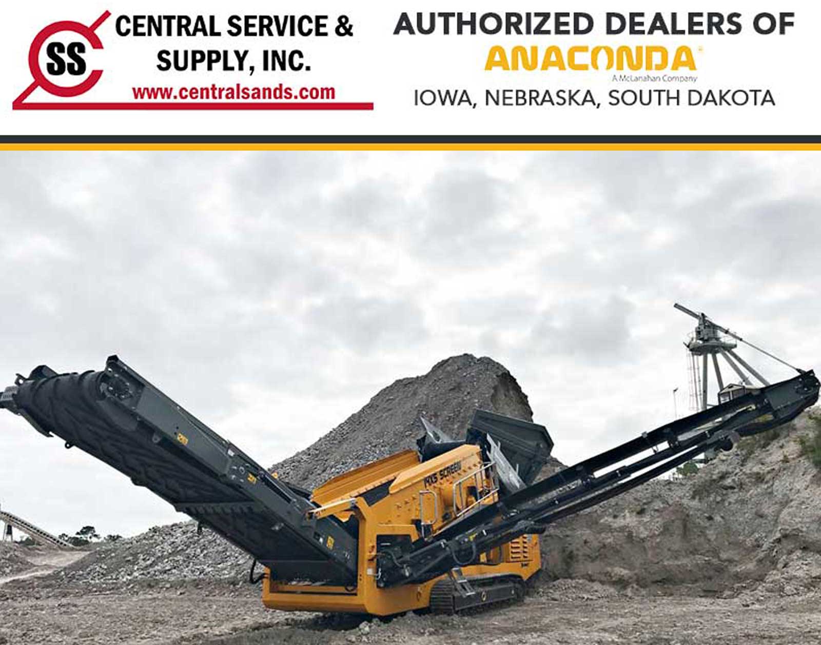 Anaconda announce Central Supply and Service as new dealer for Midwest USA